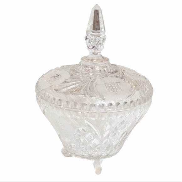 Accents Vintage Cut Crystal Covered Candy Dish Poshmark